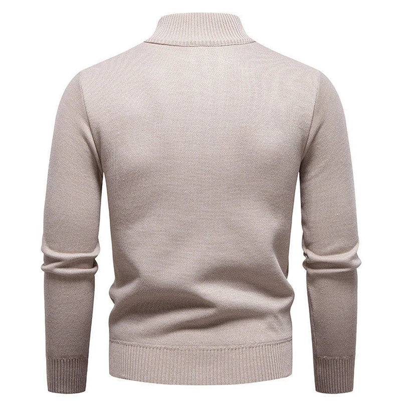 Maglione vintage lavorato a maglia con zip