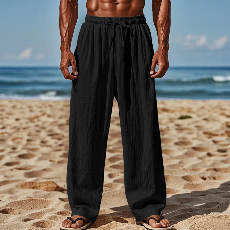 Comodi pantaloni di lino