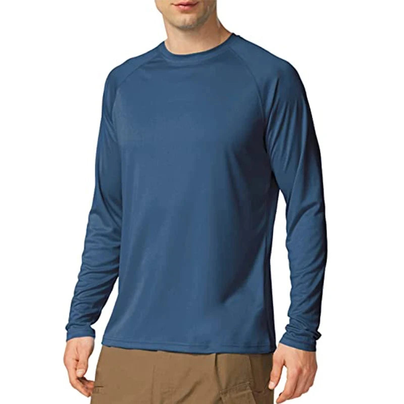 Camicia a maniche lunghe con protezione solare UV