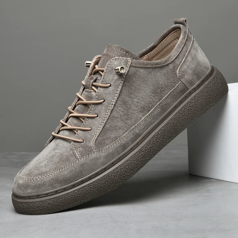 Scarpe da ginnastica in pelle scamosciata