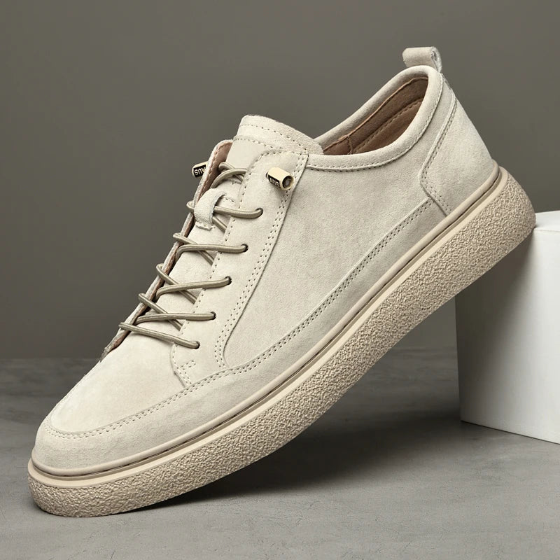 Scarpe da ginnastica in pelle scamosciata