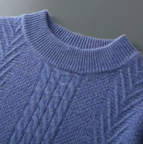 Maglione in cashmere a fantasia Mizar