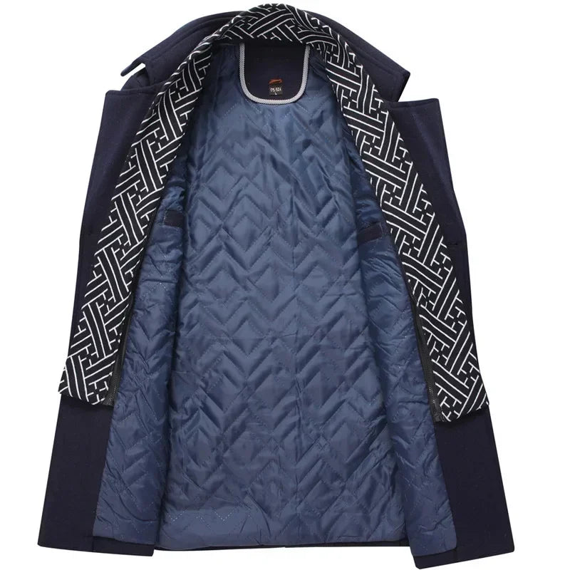 Elegante cappotto in lana