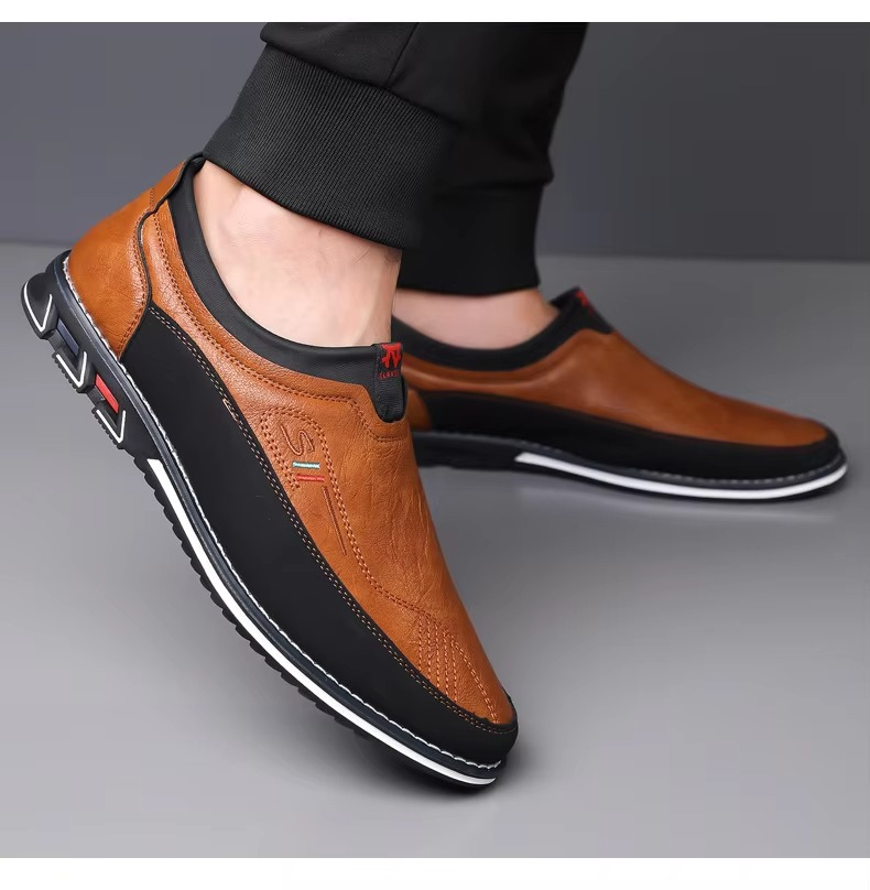 Scarpe da lavoro Slip-On in pelle