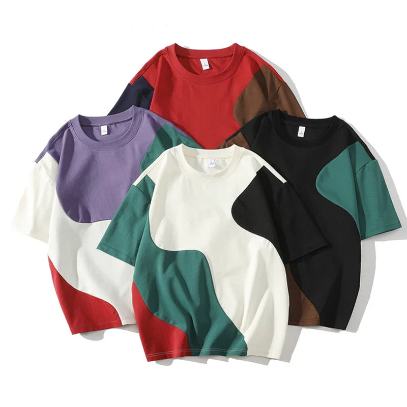 Maglietta casual con patch