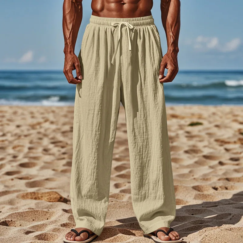 Comodi pantaloni di lino