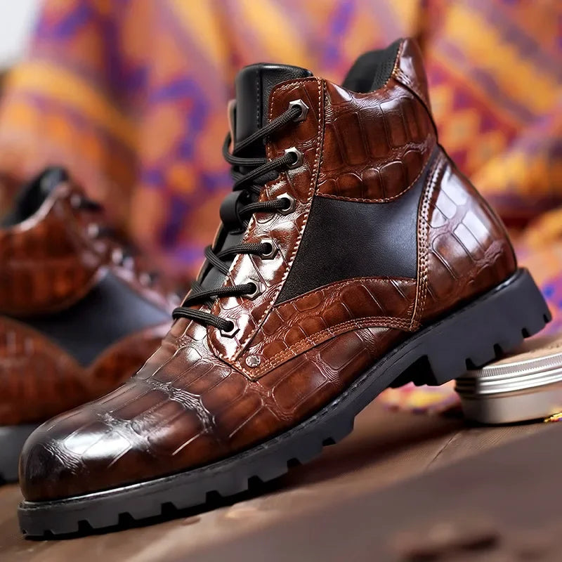 Stivali in pelle Grayson