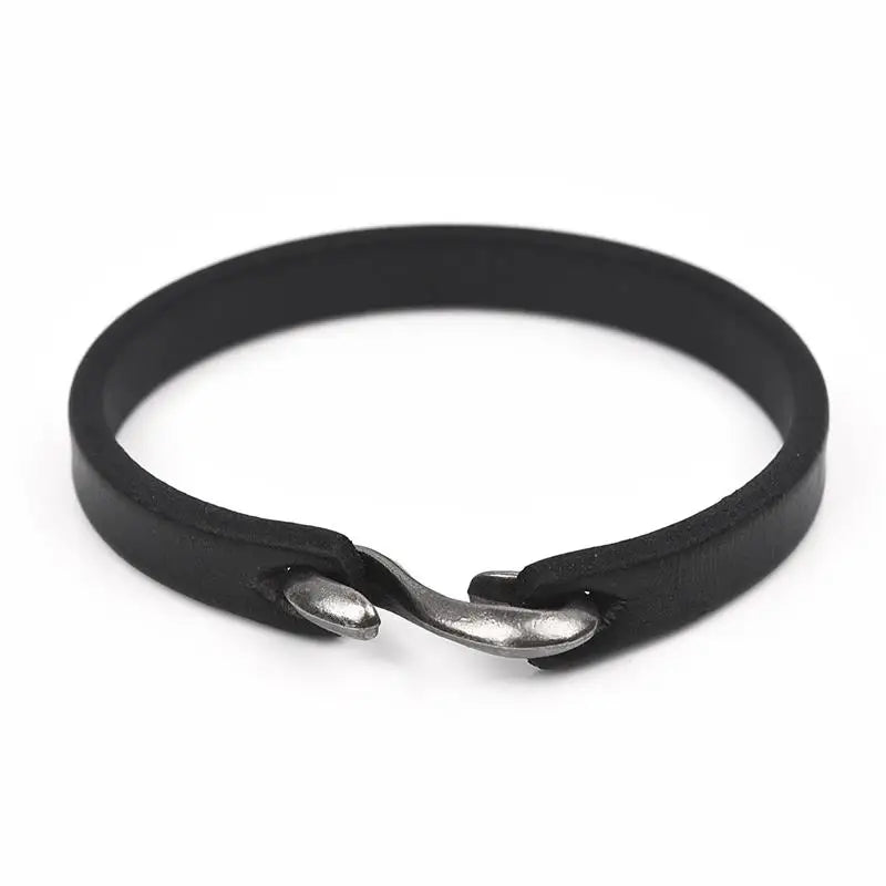 Bracciale in pelle da uomo