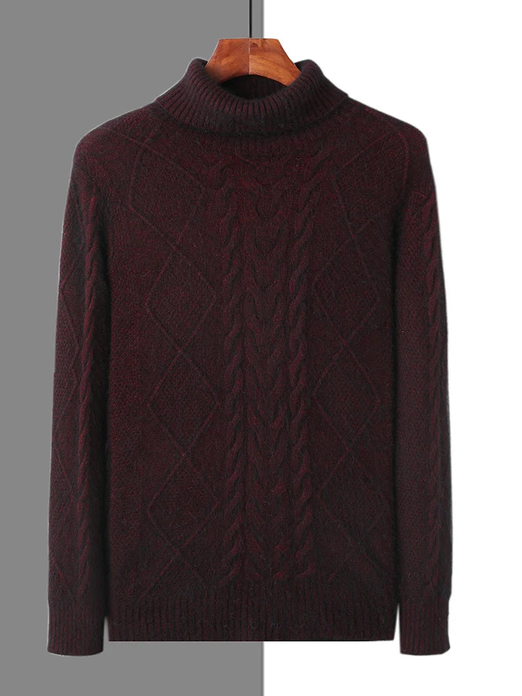 Maglione in cashmere dal motivo elegante