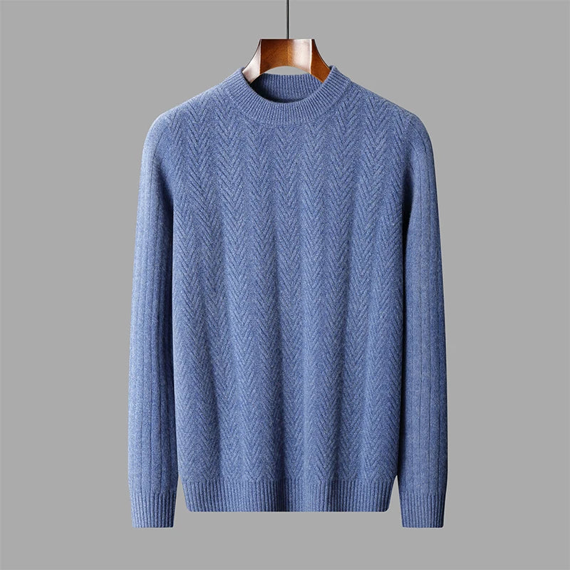 Elegante maglione in cashmere pesante