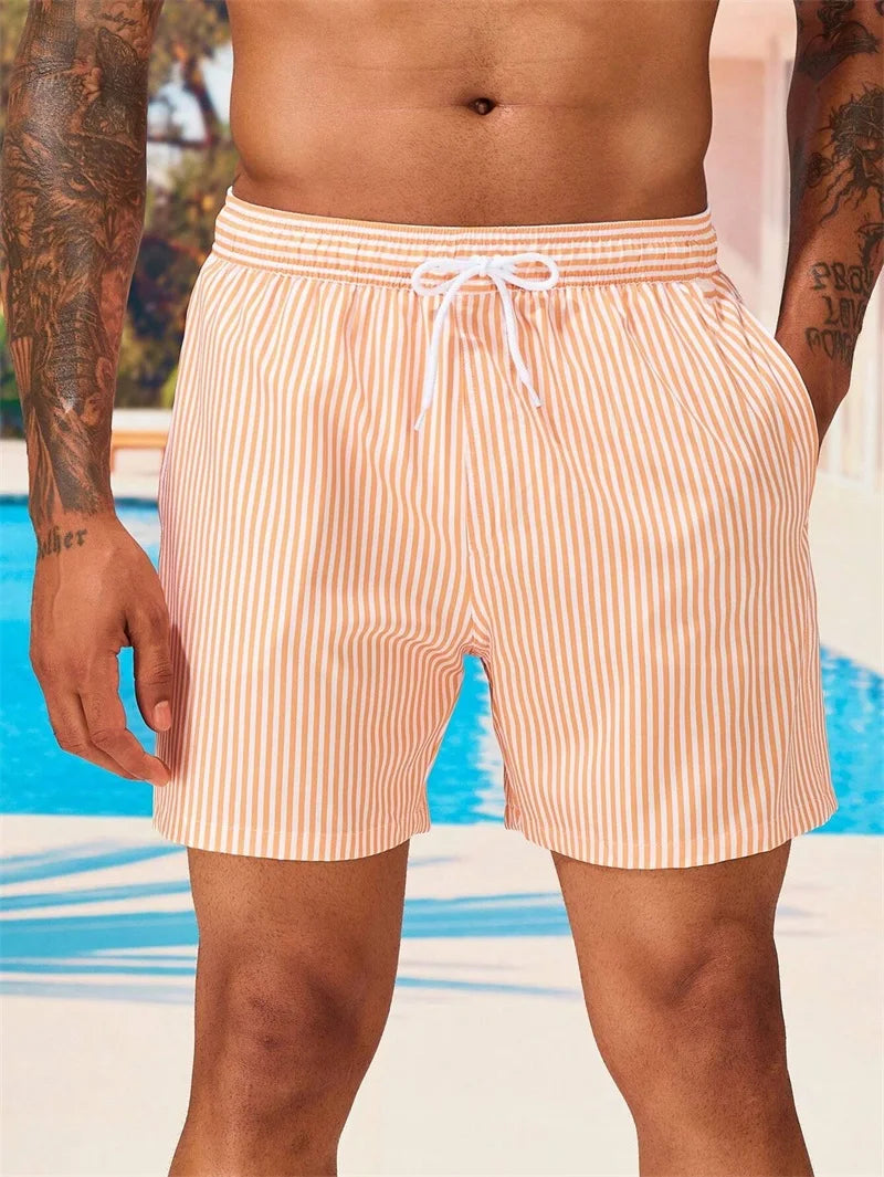 Pantaloncini da bagno a righe