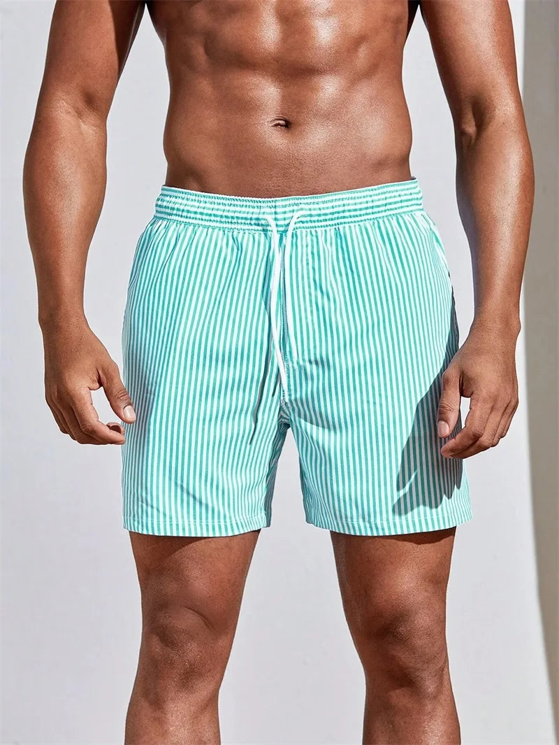 Pantaloncini da bagno a righe