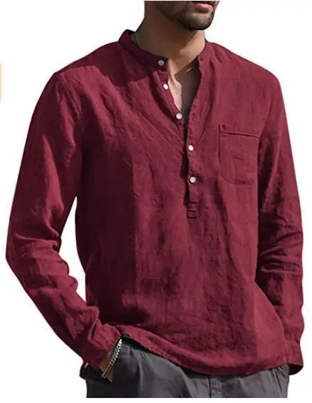 Camicia in cotone traspirante