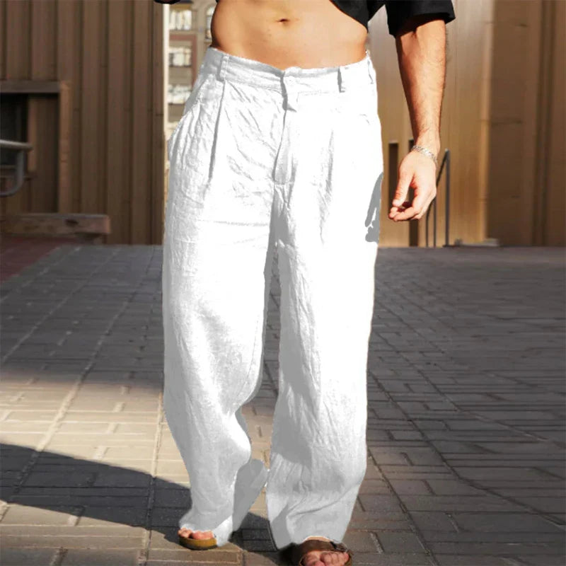 Pantaloni di lino casual