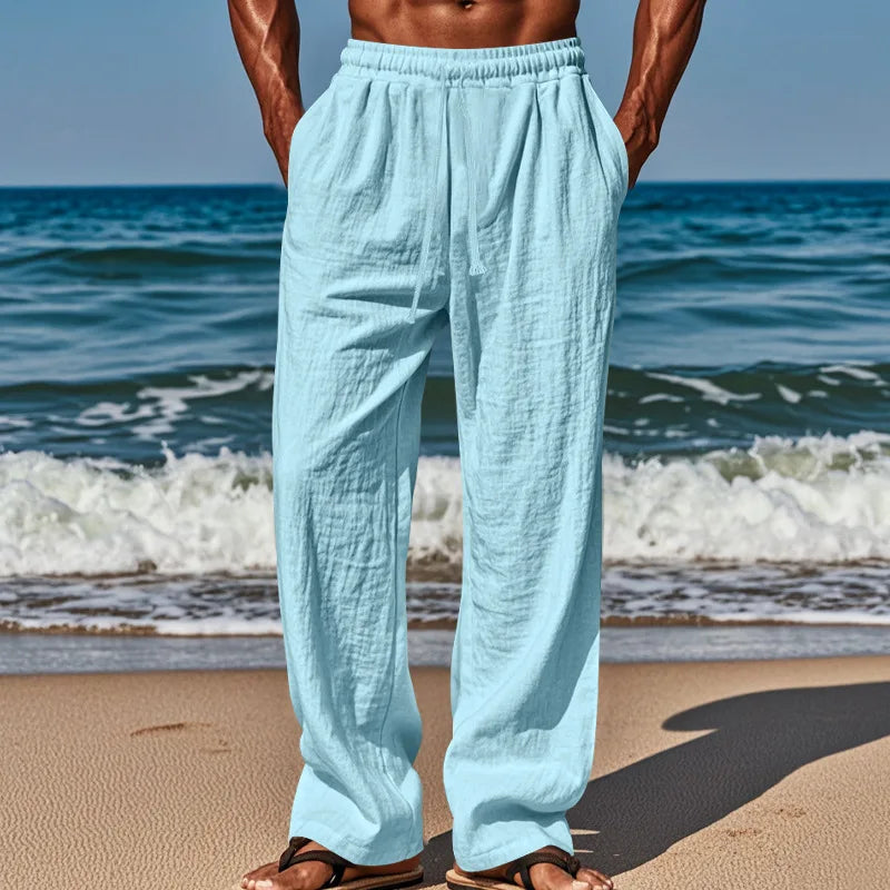 Comodi pantaloni di lino