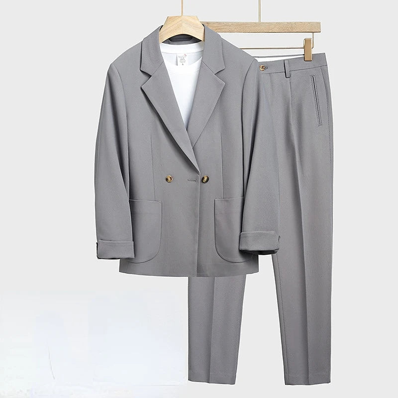 Elegante set da uomo loose fit