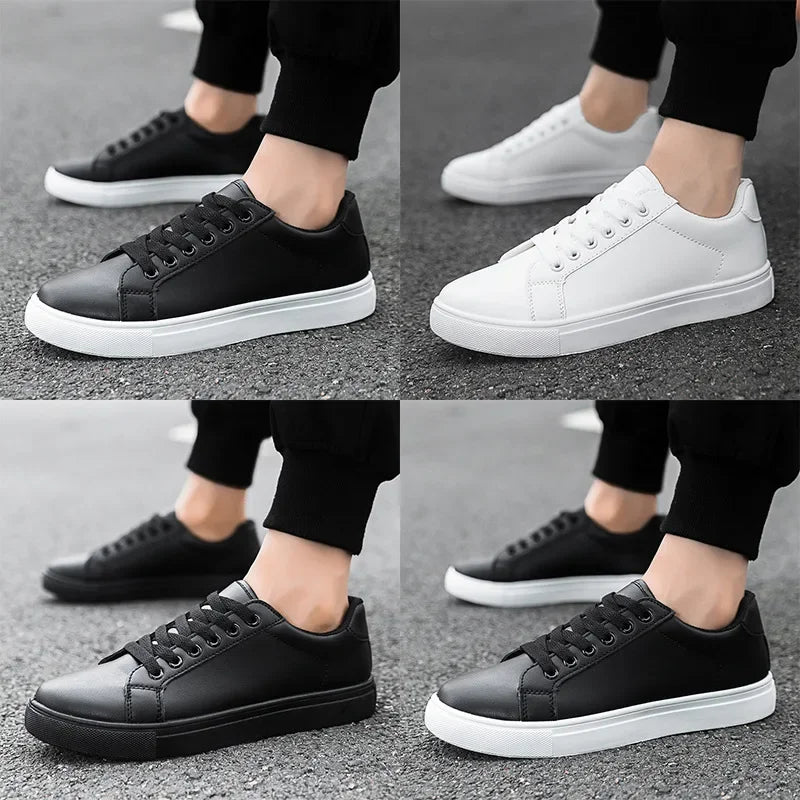 Sneakers eleganti in pelle