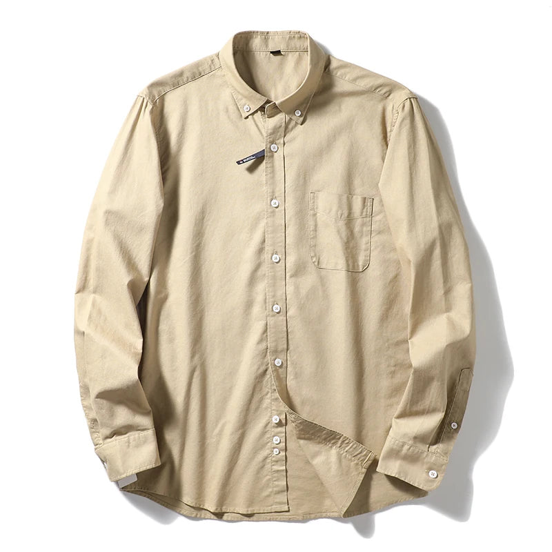 Camicia da uomo in cotone