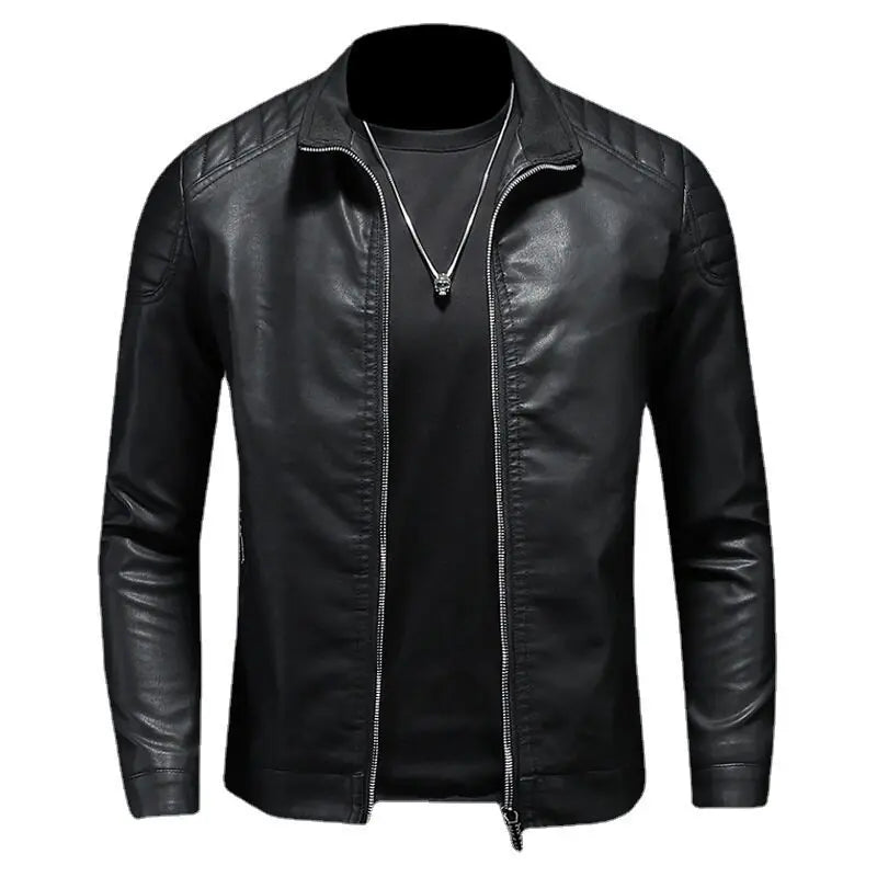 Giacca in pelle premium