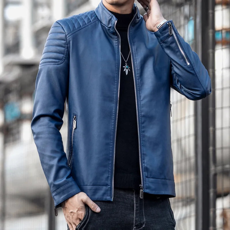 Giacca in pelle premium