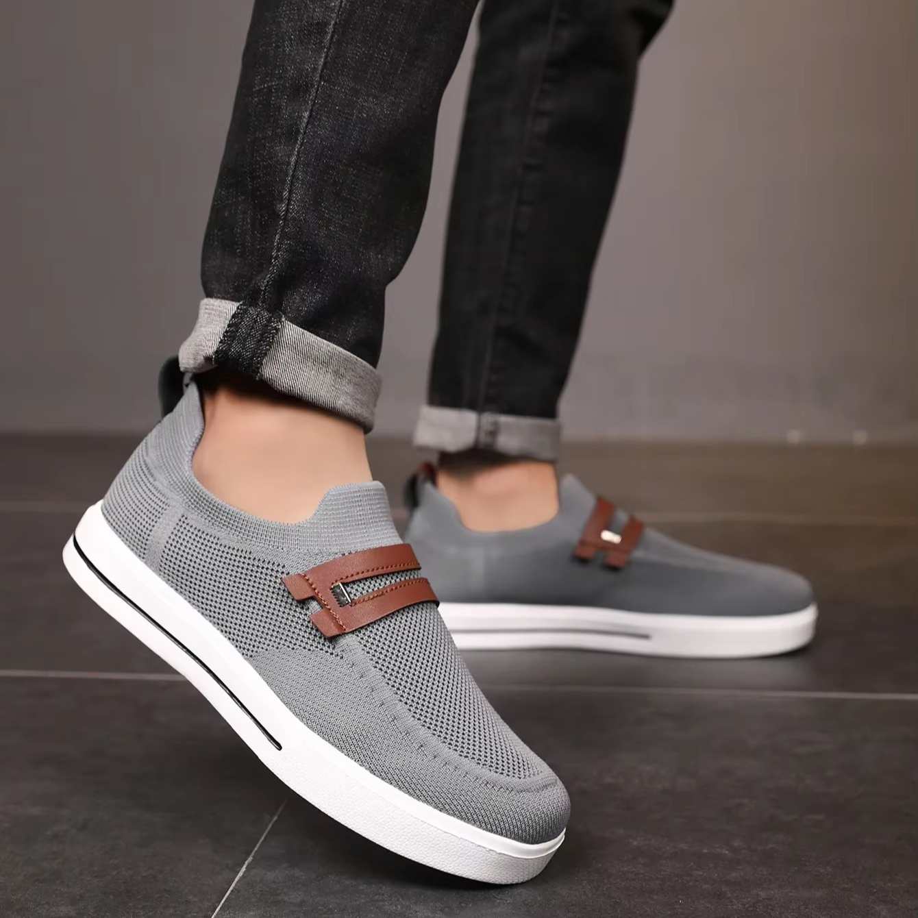 Scarpe a maglia ad aria