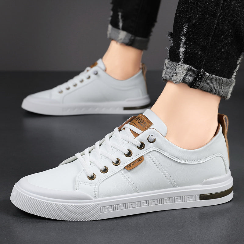 Sneakers eleganti in pelle