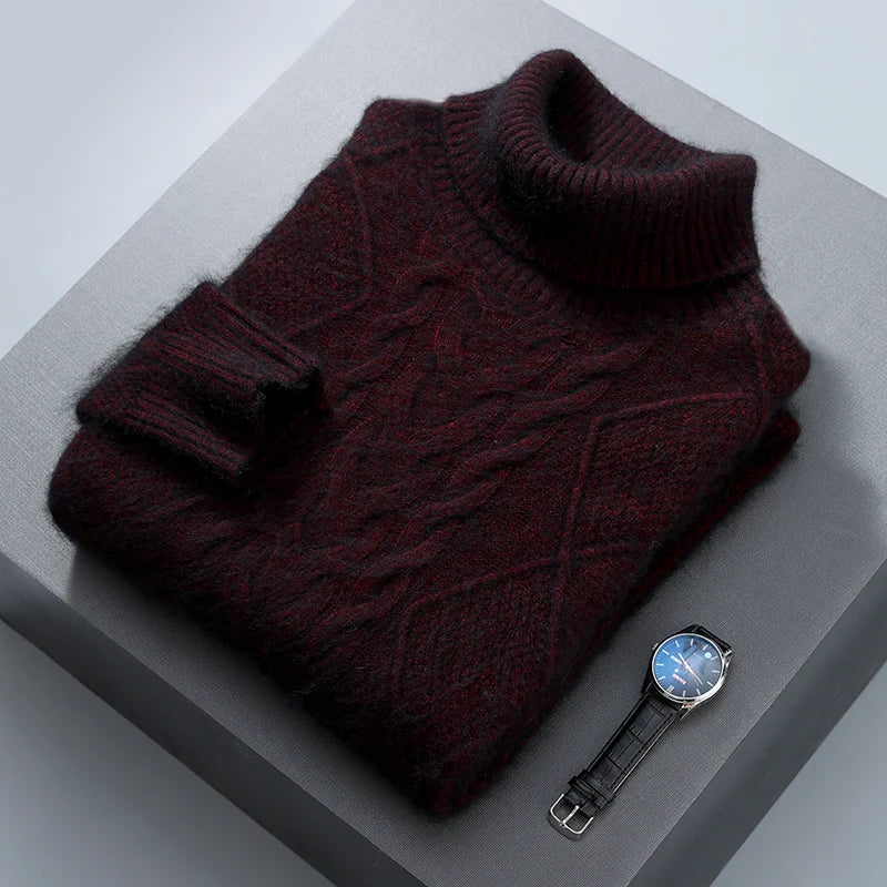 Maglione in cashmere dal motivo elegante