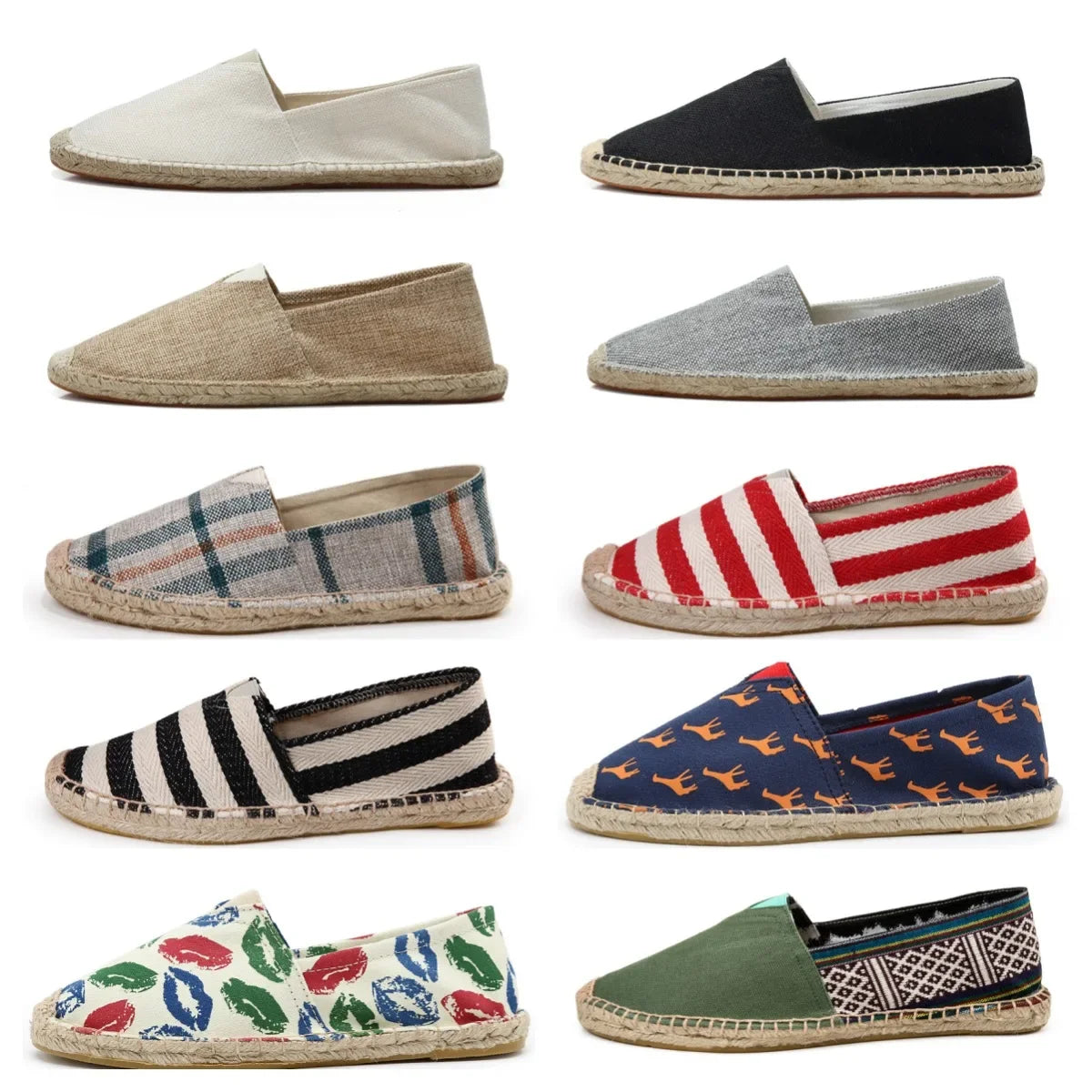 Espadrillas eleganti in tela