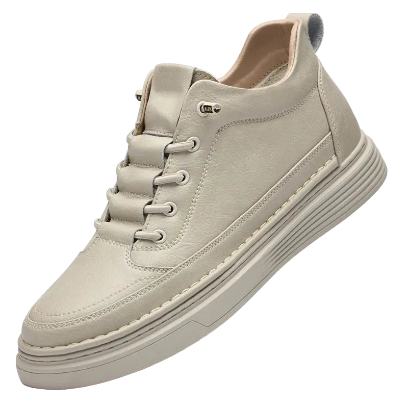 Eleganti scarpe Oxford in pelle alta