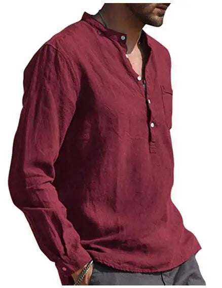 Camicia in cotone traspirante