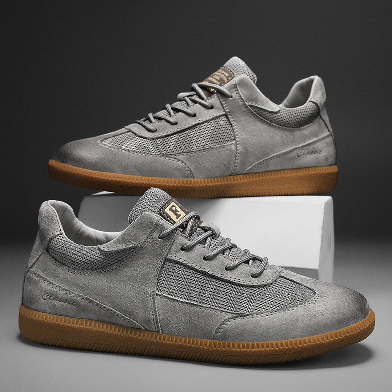 Sneakers casual in pelle