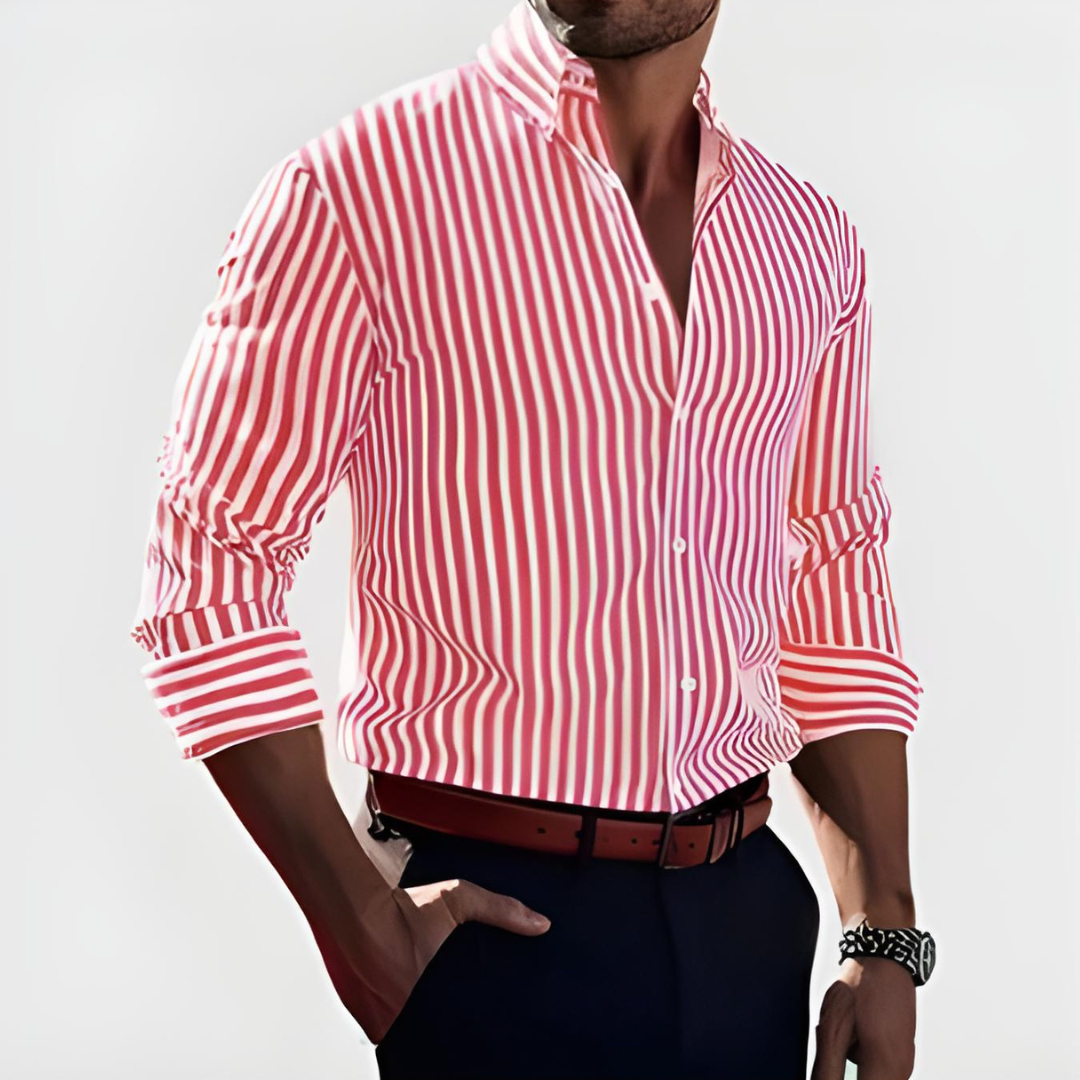 Camicia elegante a righe