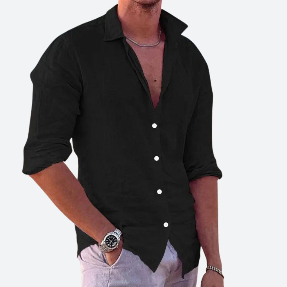 Camicia di lino casual