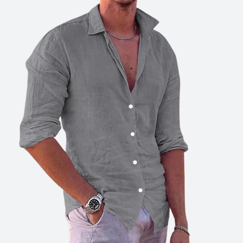 Camicia di lino casual