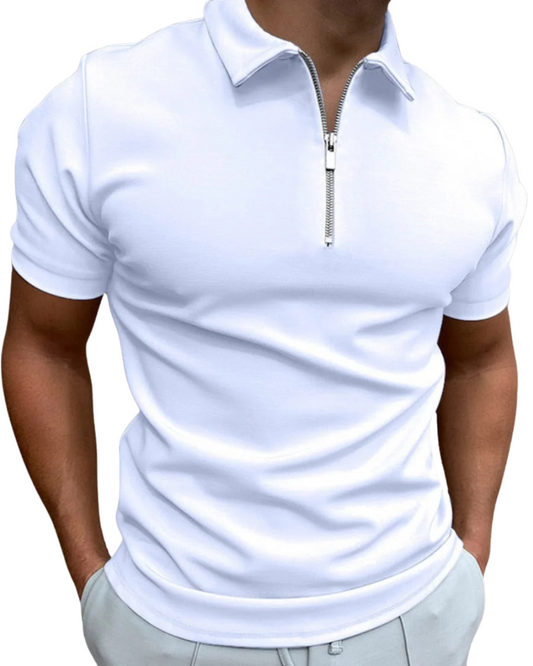 Polo con zip