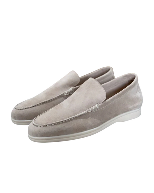 Mocassini chic in pelle scamosciata