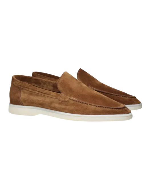 Mocassini in pelle scamosciata premium
