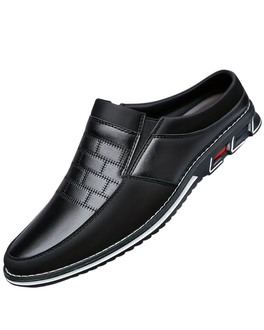 Mules in pelle
