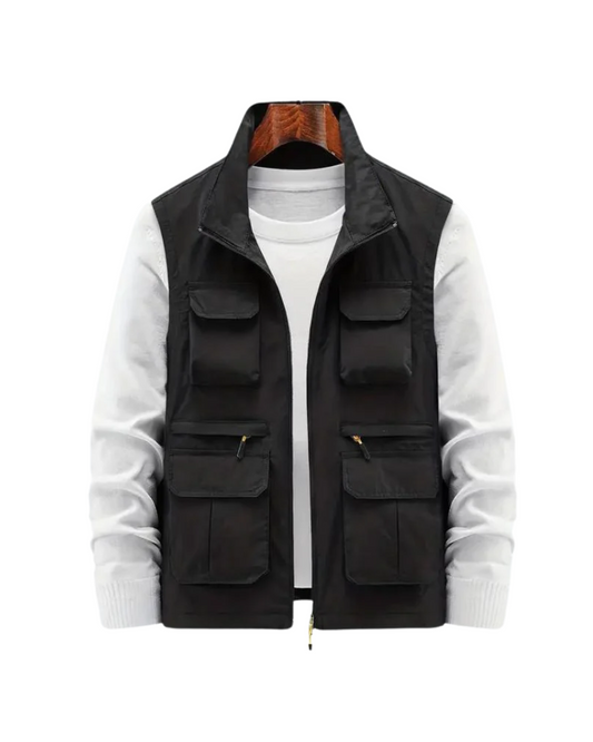 Cardigan elegante con tasche