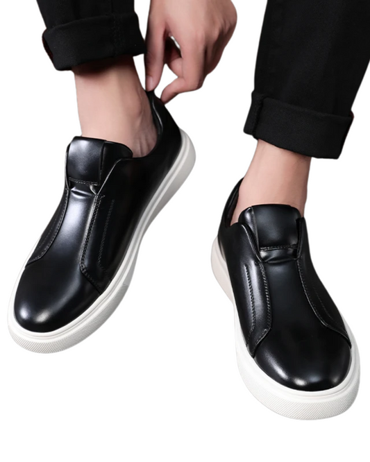 Scarpe casual slip-on in pelle