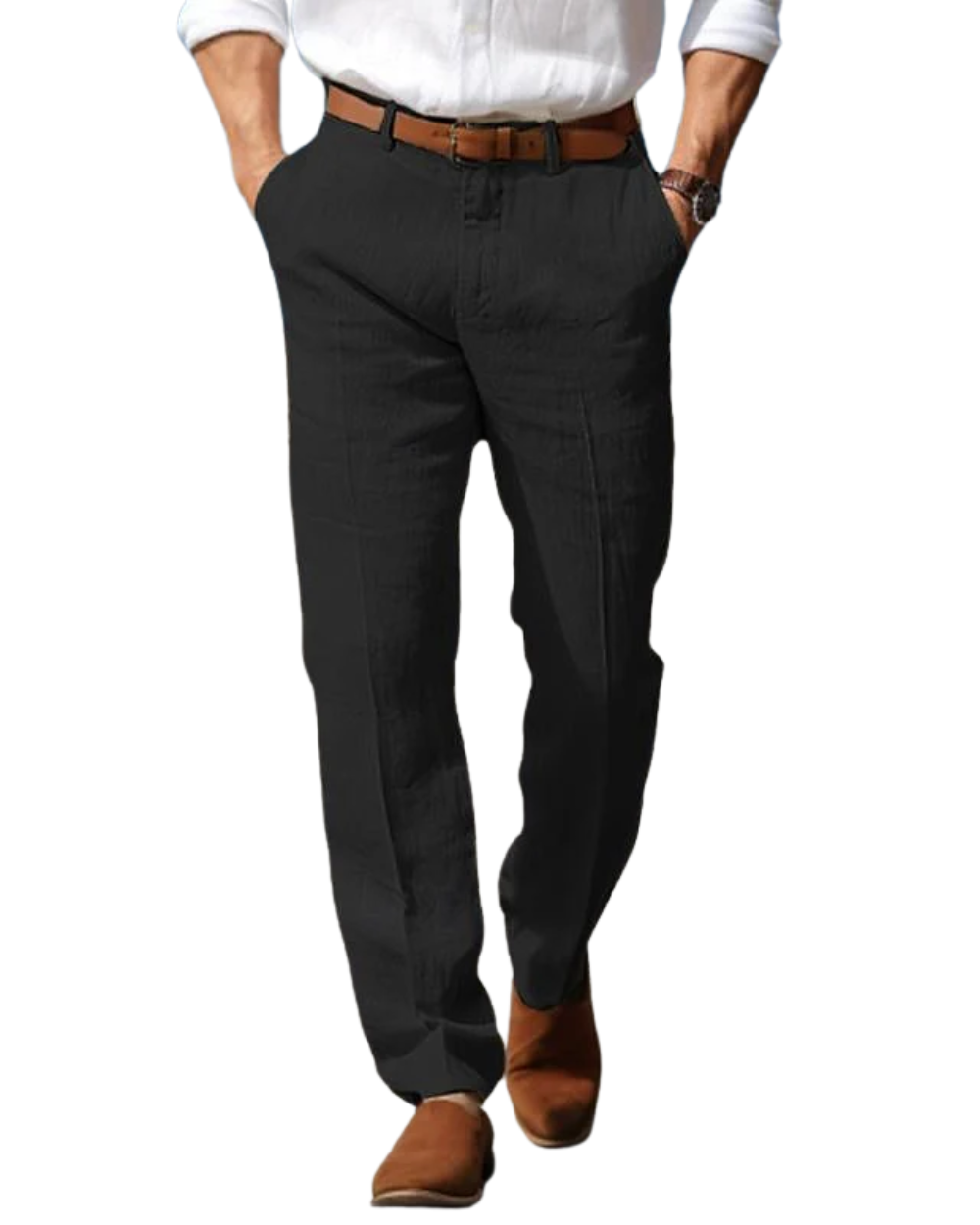 Pantaloni di lino eleganti