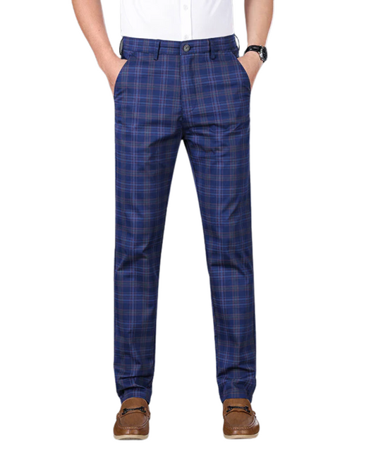 Pantaloni business a quadri