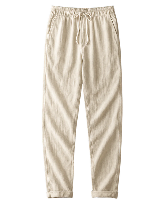 Pantaloni di lino alla moda