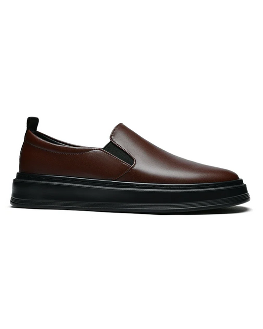 Scarpe slip-on in pelle