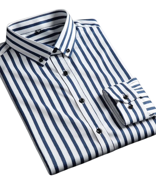 Camicia da uomo casual a righe