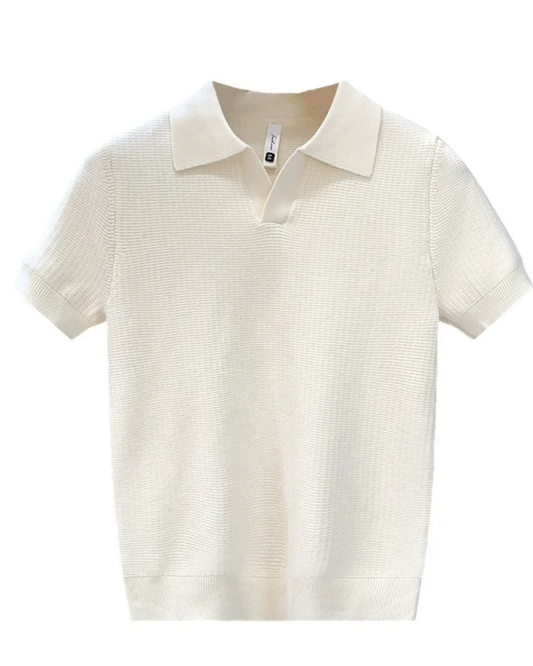Polo in maglia traspirante