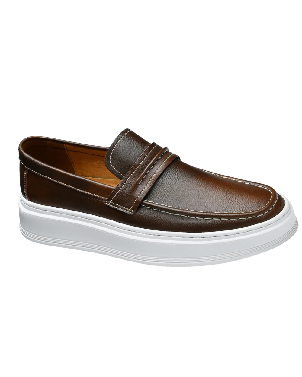 Scarpe da barca in pelle