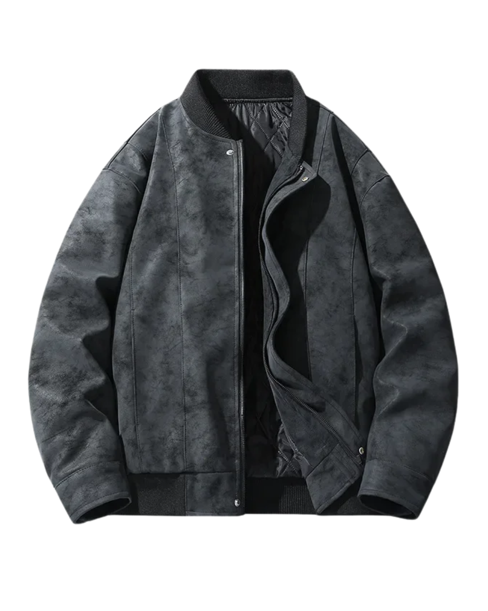 Giacca elegante in pelle scamosciata