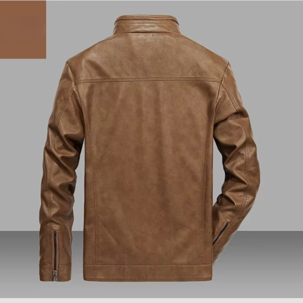 Giacca di pelle casual