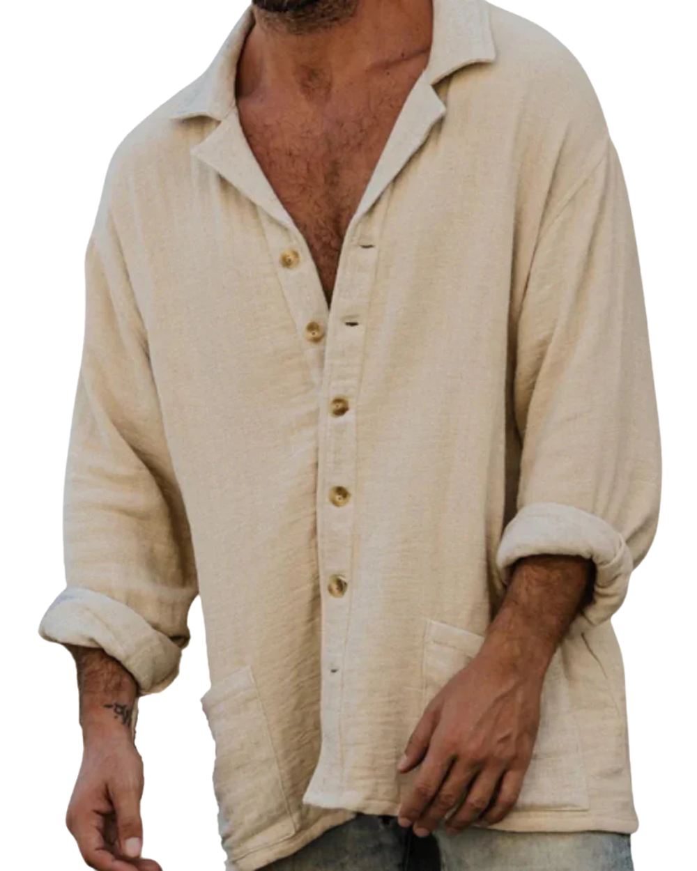 Camicia in lino Palm Springs